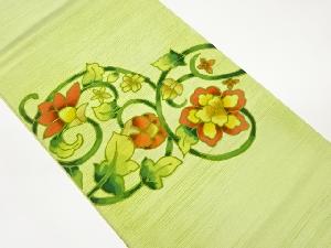 花唐草模様名古屋帯